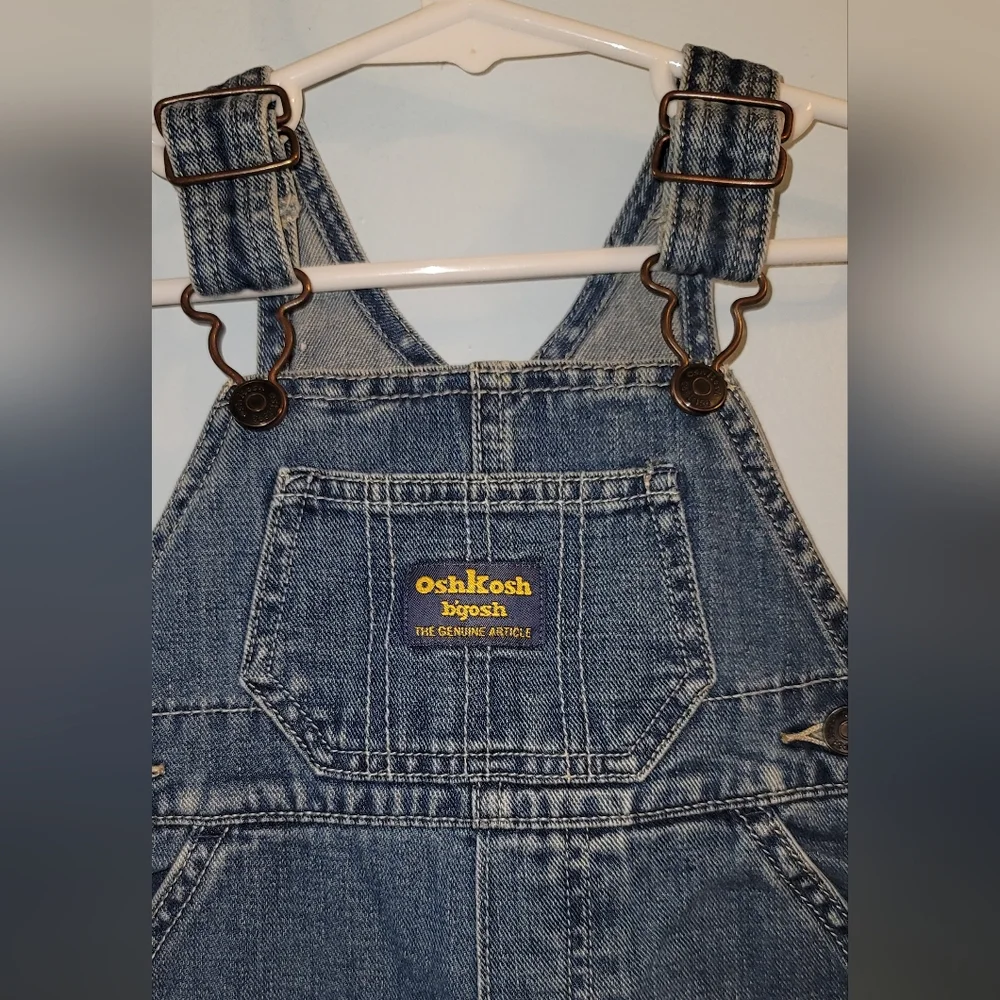 Vintage Osh kosh bgosh Denim jean overalls 12 months